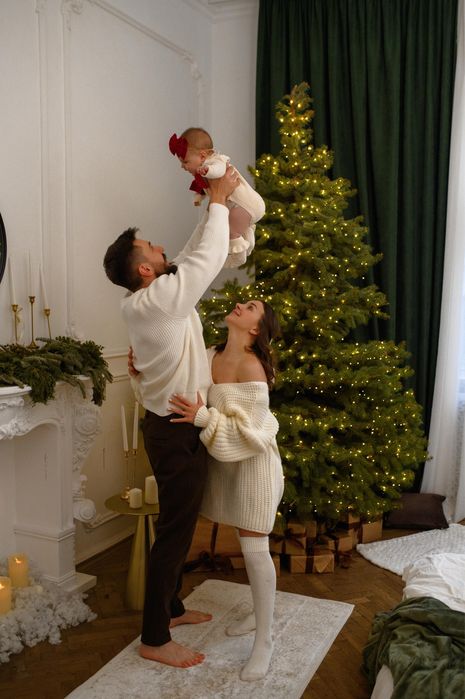 Вʼязана сукня туніка