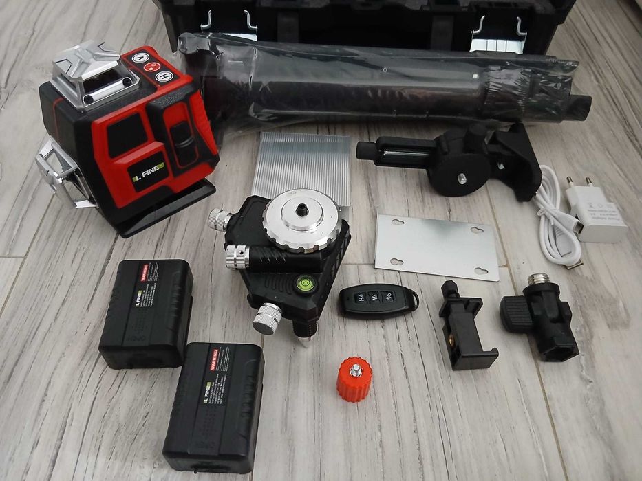 Pozsiomica laserowa L FINE 4D 360 stopni + STATYW