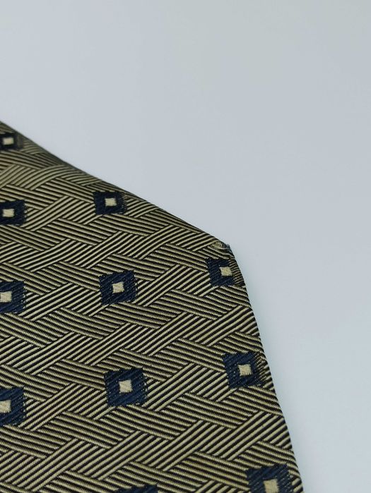 Pal Zileri brązowy jedwabny krawat maj58