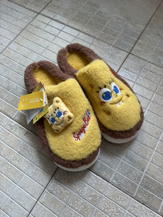 Тапки капці Спанч Боб Губка Боб Sponge Bob 40-41р.