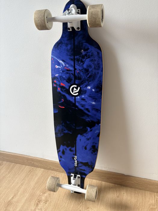 Longboard Agat 38" 96x26 cm azul - Surfskate
