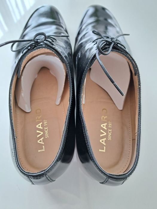 Eleganckie Buty Lavard r42 43 weselne czarne