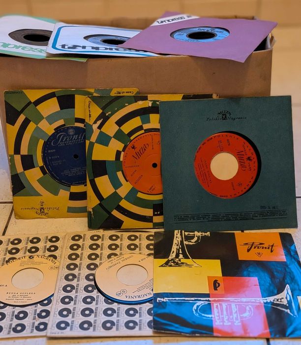 Płyty winylowe Pronit / Muza / Tonpress / 45 RPM / Single / kolekcja / Winyl