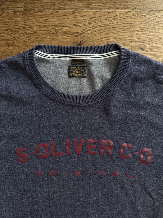 Granatowa (melanz) bluza sOliver rozmiar XXL