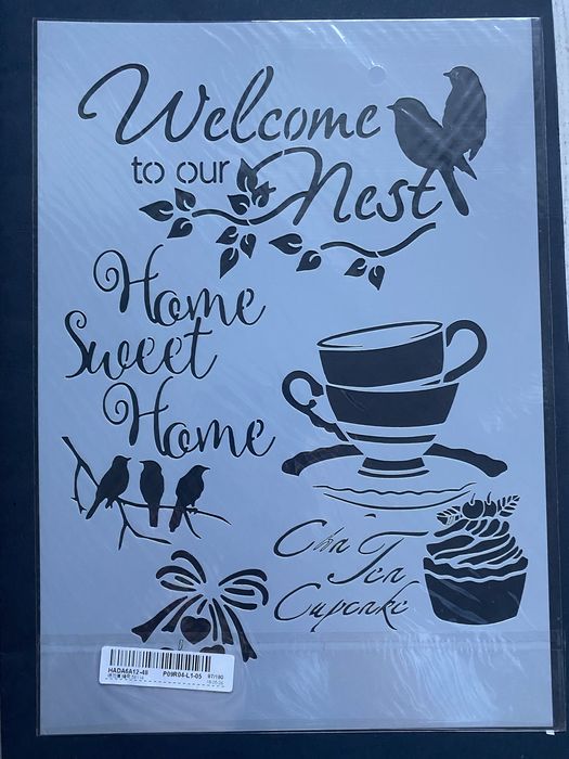 Szablony A4 - zestaw 6 sztuk