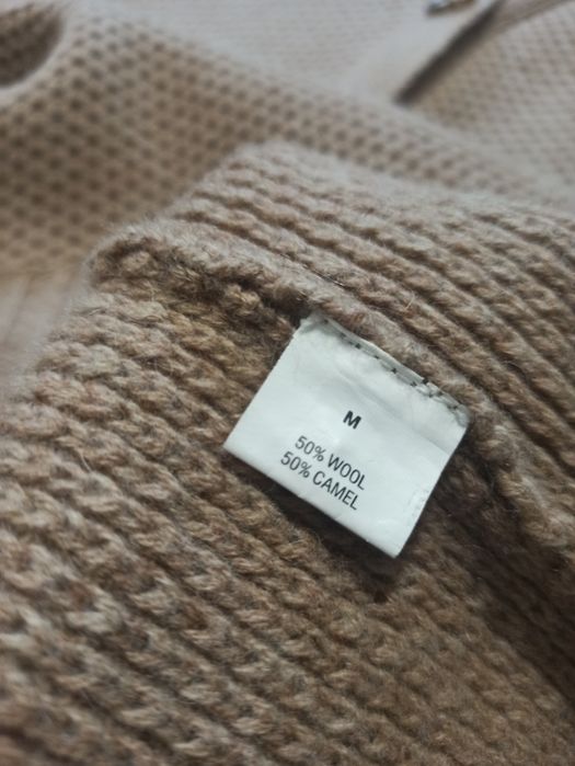 Hugenberg Германия теплый кардиган шерсть верблюда и шерсть