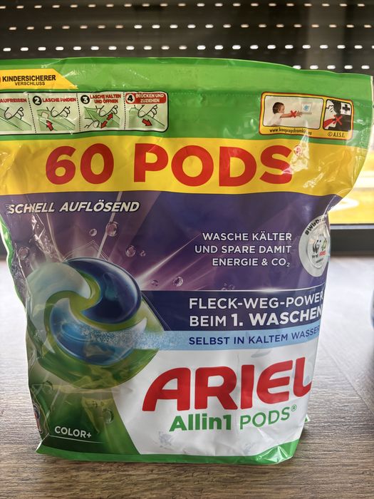 Nowe kapsułki do prania Ariel