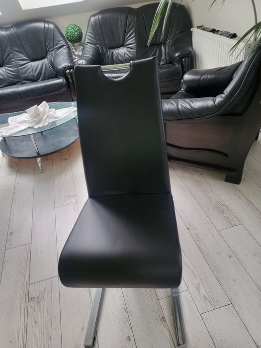 Krzesło signal h090 ekoskora chrom