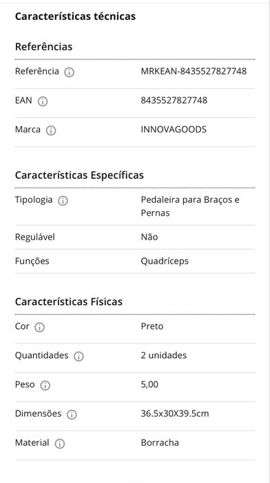 Pedaleira electrica com 12 velocidades e controlo remoto com 5 programas automaticos