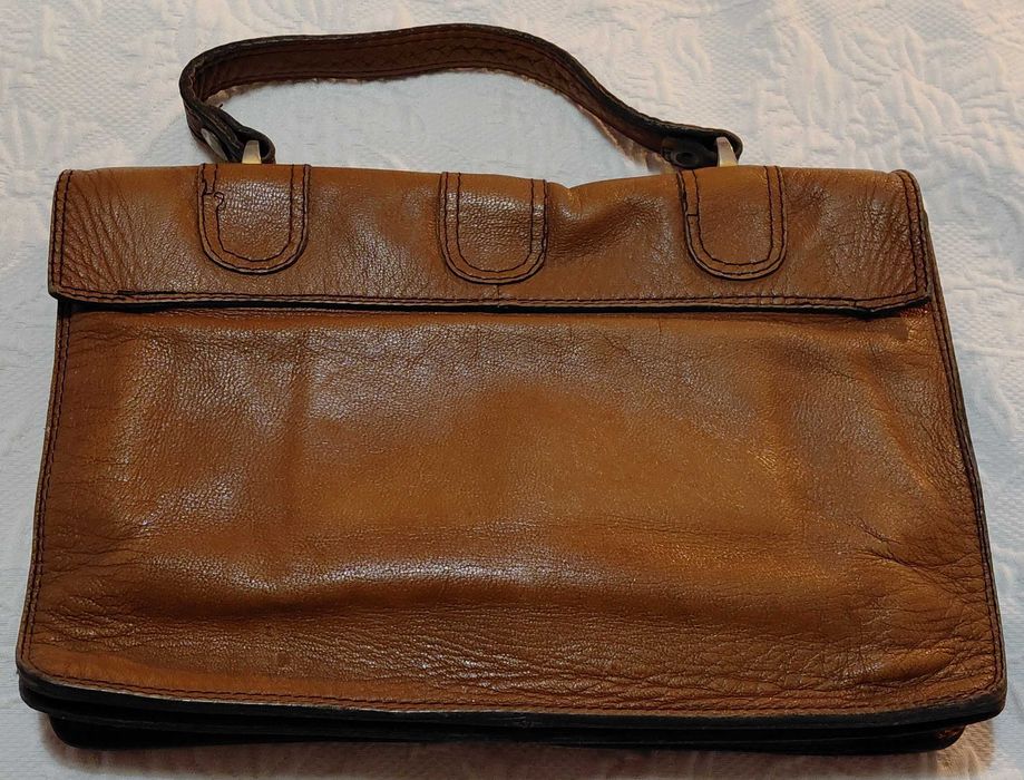 bolsa vintage de pele