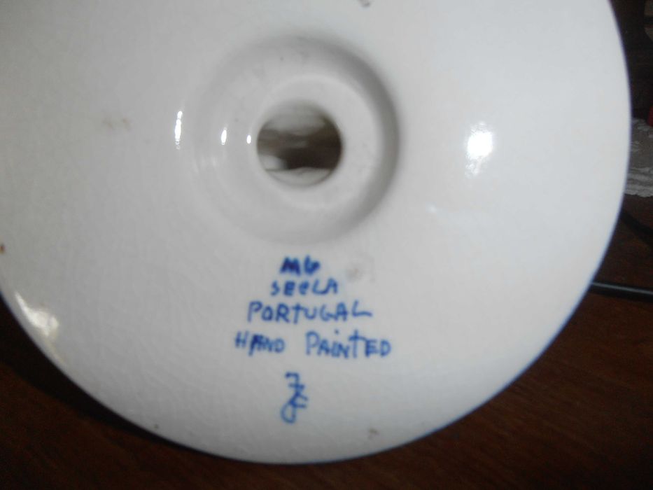 SECLA- castiçal cerâmico,11x19 cm,excelente estado