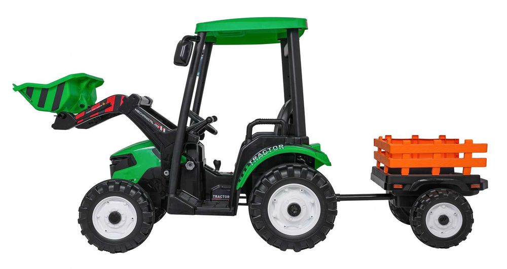 Pojazd Elektryczny dla Dzieci - Traktor D68 z Przyczepką