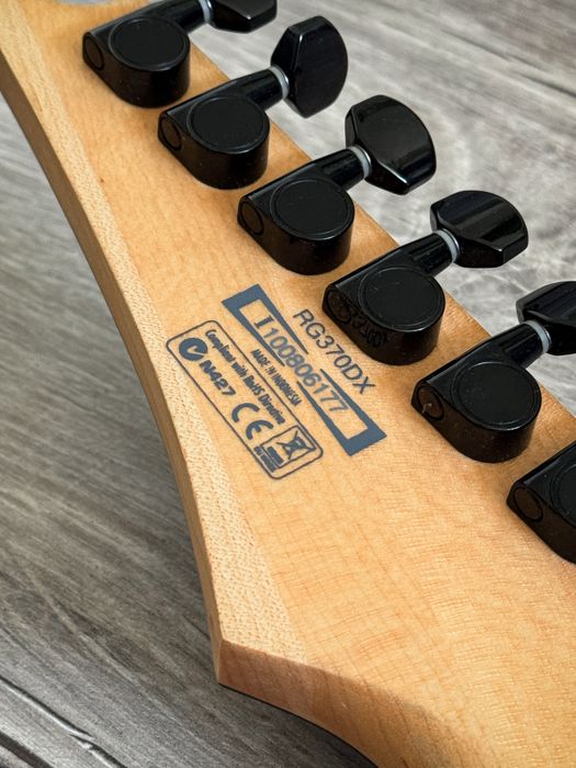 Ibanez RG370DX BK - gitara elektryczna + Merlin Hellfire + CASE