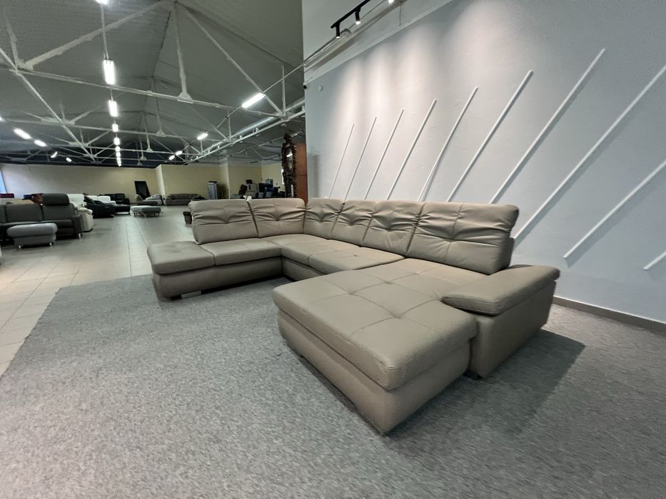 Виставковий стан новий великий розкладний диван капучіно