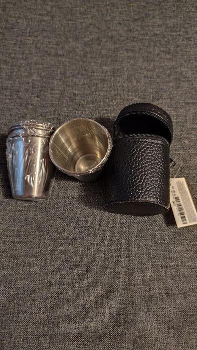 Стопки (рюмки) с нержавейки. Новые 4шт.