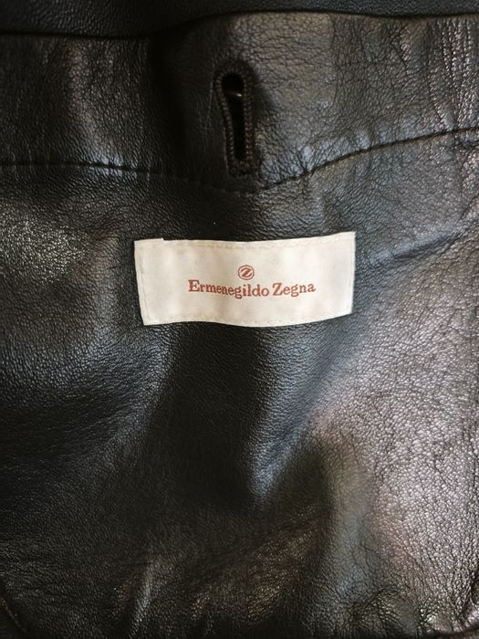 Casaco em pele Ermenegildo Zegna