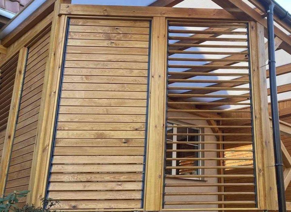 Shutters / ruchome deseczki sosnowe klasa A/ metalowe mechanizmy / wysyłka