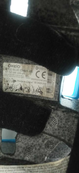 Oxelo B100 blue XS criança (47-52cm)