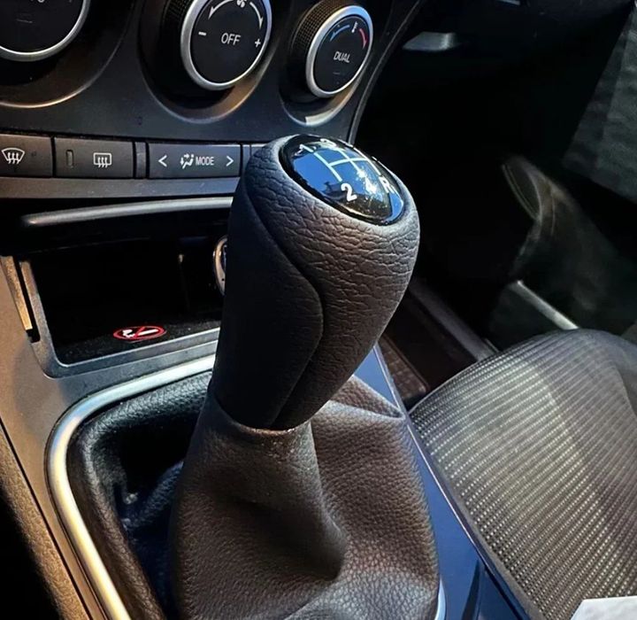 Manete alavanca punho moca fole caixa velocidades mazda 3, 5, 6