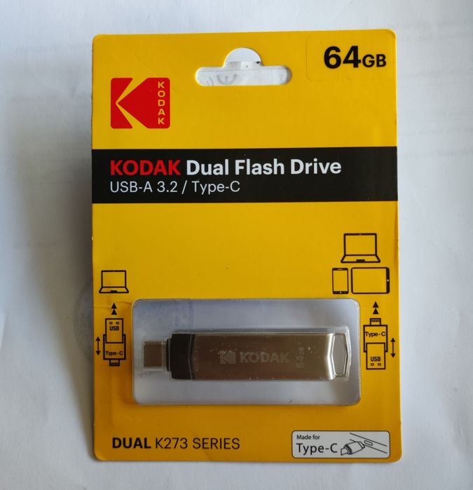 OTG флешка Kodak K273, 64 ГБ