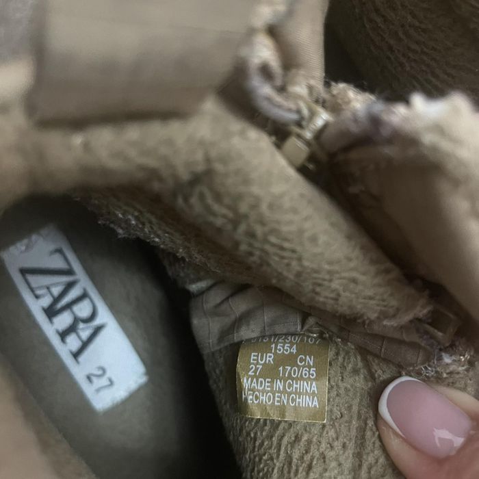 Ботинки zara зима осень