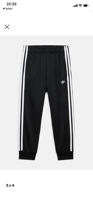 Dres spodnie i bluza na suwak Adidas oryginals czarny  s 36