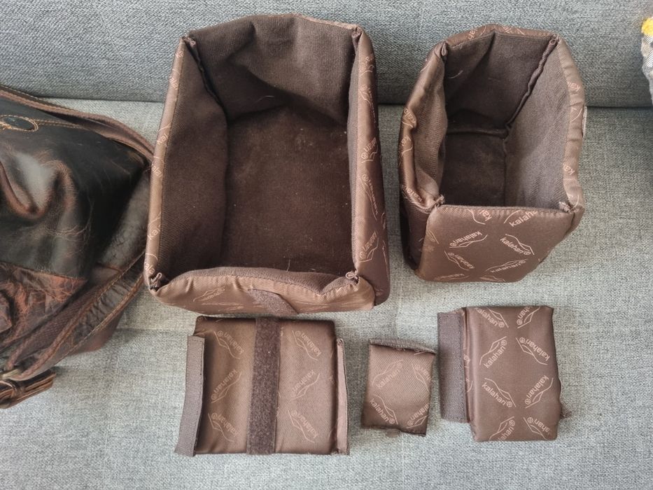 Bolsa Kalahari  LS-34 doctor's case em pele para material fotográfico