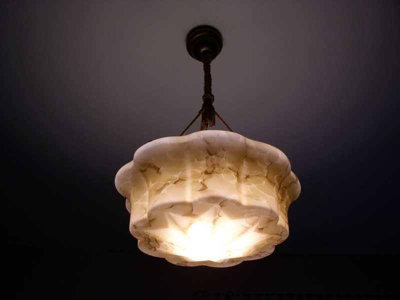 Art deco piękna ampla marmurek