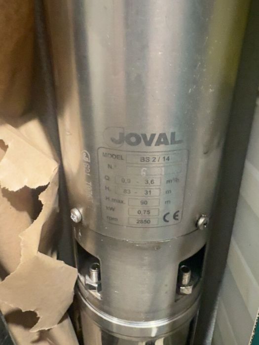 Bomba Submersível JOVAL BS 2/14 + Quadro Elétrico