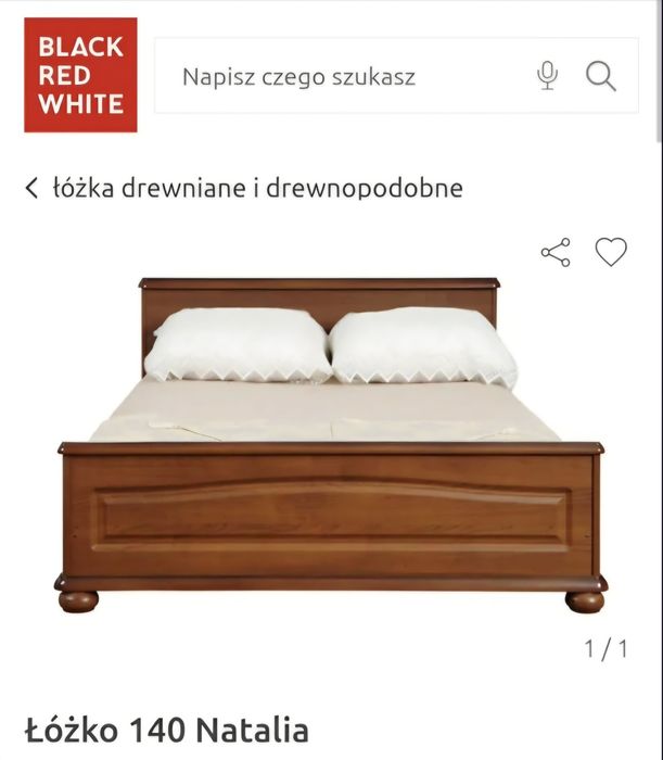 Łóżko do sypialni.