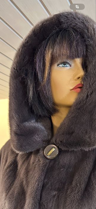 Рр 60+. Норковая шуба ‘ мокко’. Плюшечка. Канадка. Греция