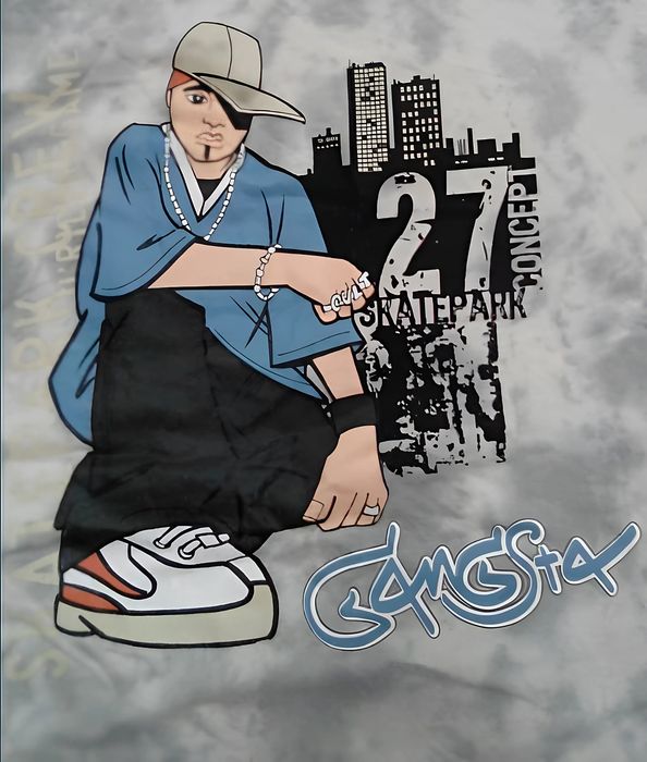 Gansta 27 Реп Rap Хип Хоп Rnb футболка коллекционная