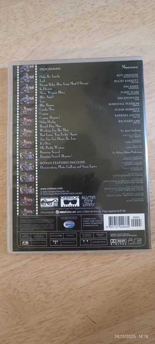 Roy Orbinson "Live at Austin City Limits" em DVD