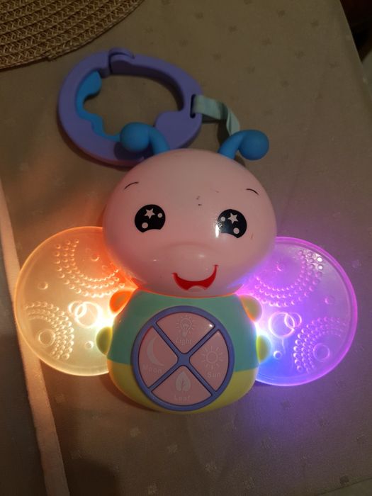 Музична підвіска на візочок Світлячок