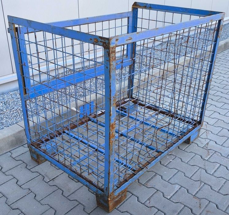 metalowy kosz typu gitterbox