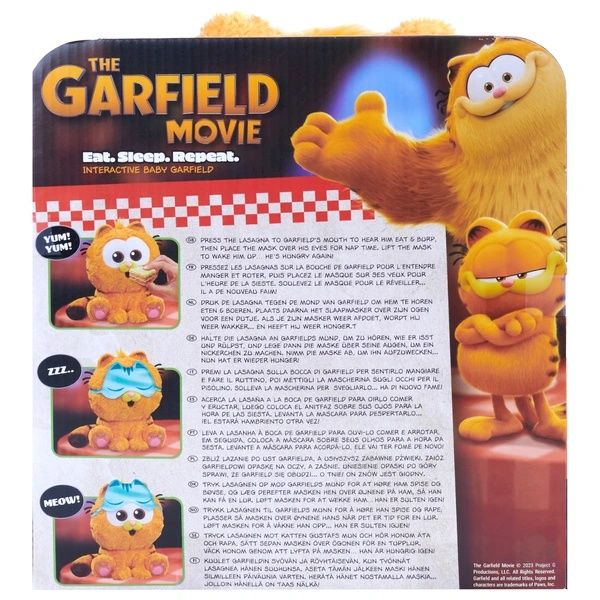 Peluche com voz - Garfield Baby