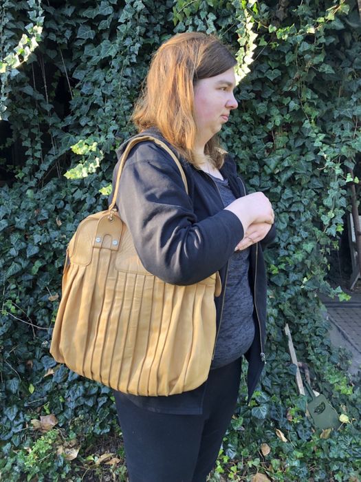 Кожаная сумка женская