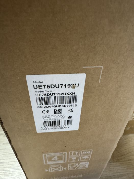 Телевізор Samsung 75du7100 Новий Гарантія 1 Рік