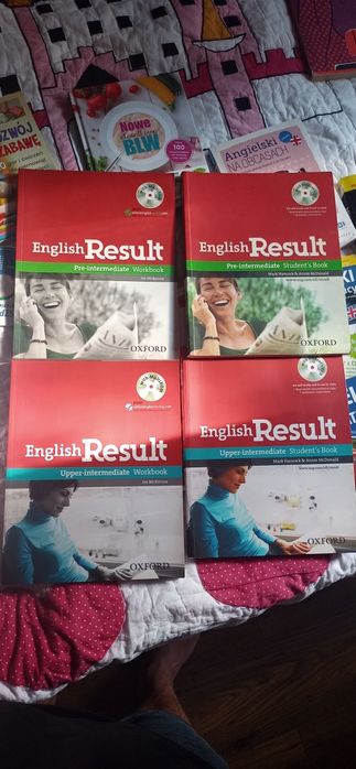 English result pre intermediate upper intermediate exford angielski