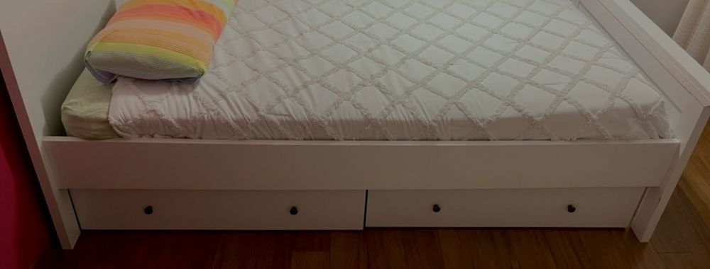 cama individual + colchao