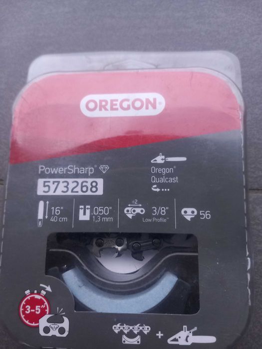 Łańcuch tnący z kamieniem ostrzącym  oregon 56 ogniw power sharp