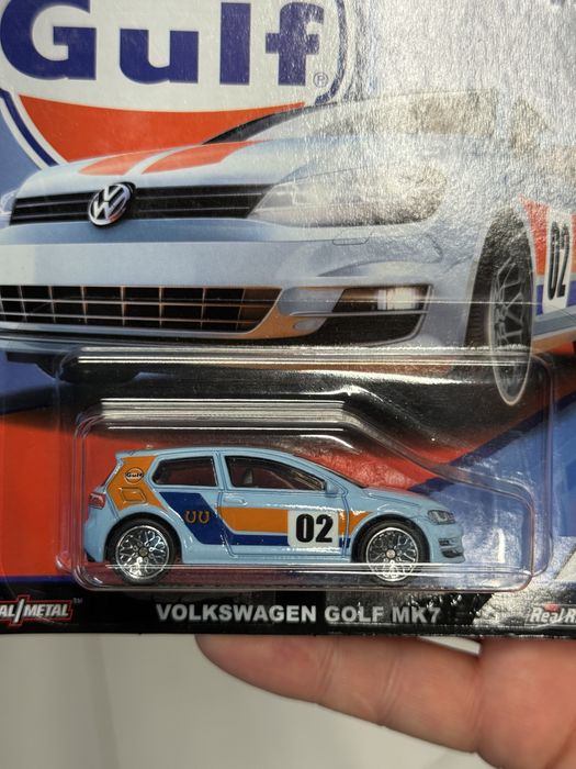 Hot Wheels Premium Volkswagen Golf Mk7 GULF VW