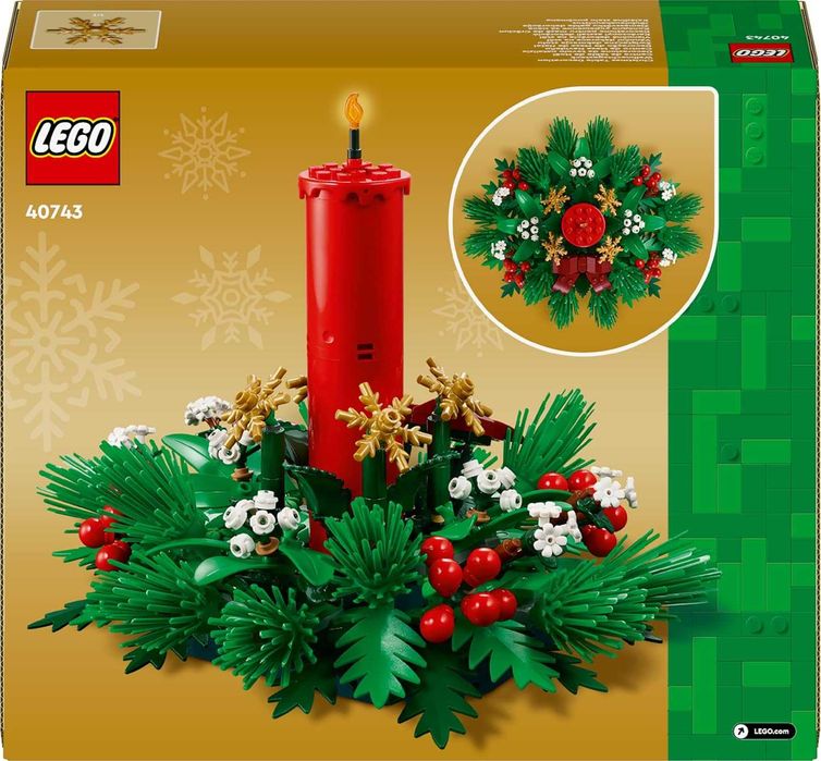 LEGO Iconic 40743 Świąteczna dekoracja stołu