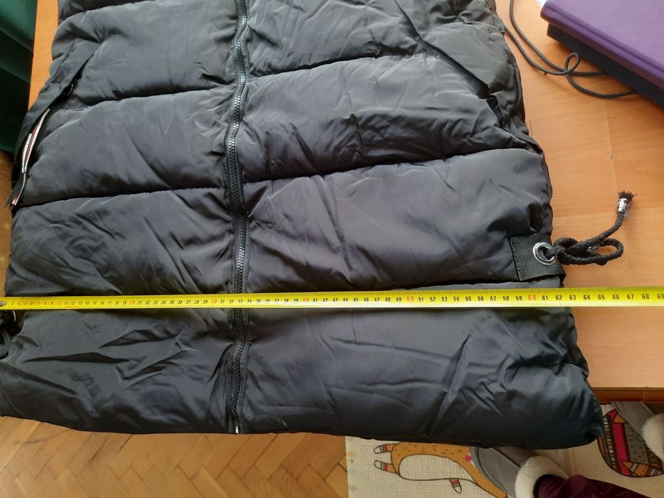 Czarna pikowana kamizelka 4XL z metki nowa