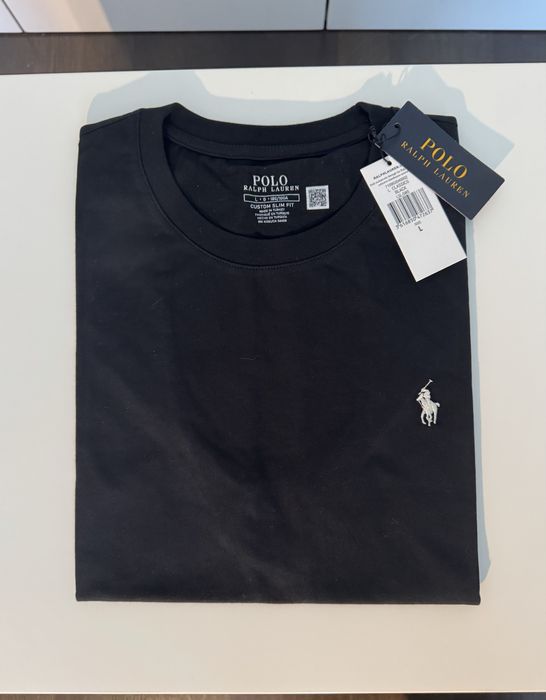 T-shirt Ralph Lauren preta