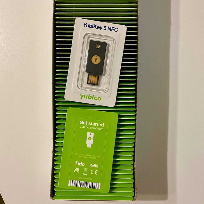 Ключі безпеки Yubico YubiKey 5 NFC (v5.4.3) (USB-A)