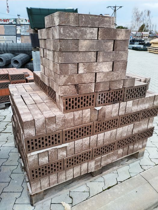 Cegła klinkierowa Lode Raimond brązowa drążona 250x125x65 rustykalna