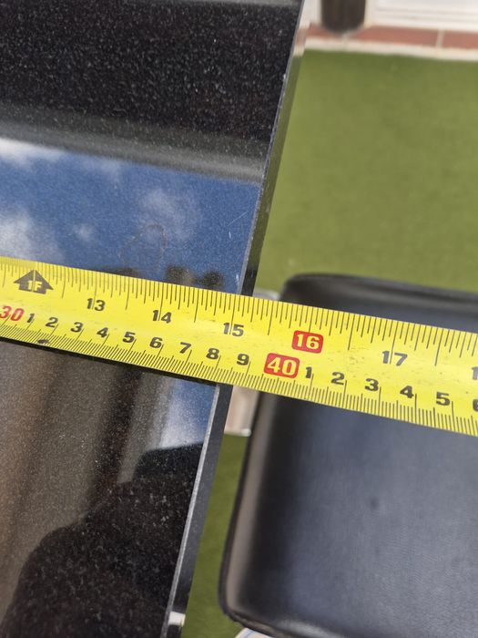 2 x real marble bar tops + stools