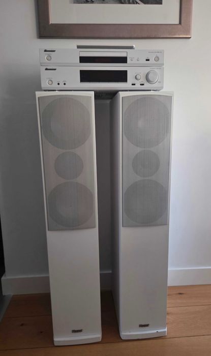 Zestaw Kino Domowe PIONEER Slim + Kolumny MAGNAT Vector 205 (BIAŁE) !