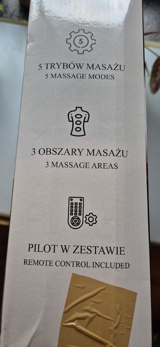 Mata masującą do samochód na fotel, masażer